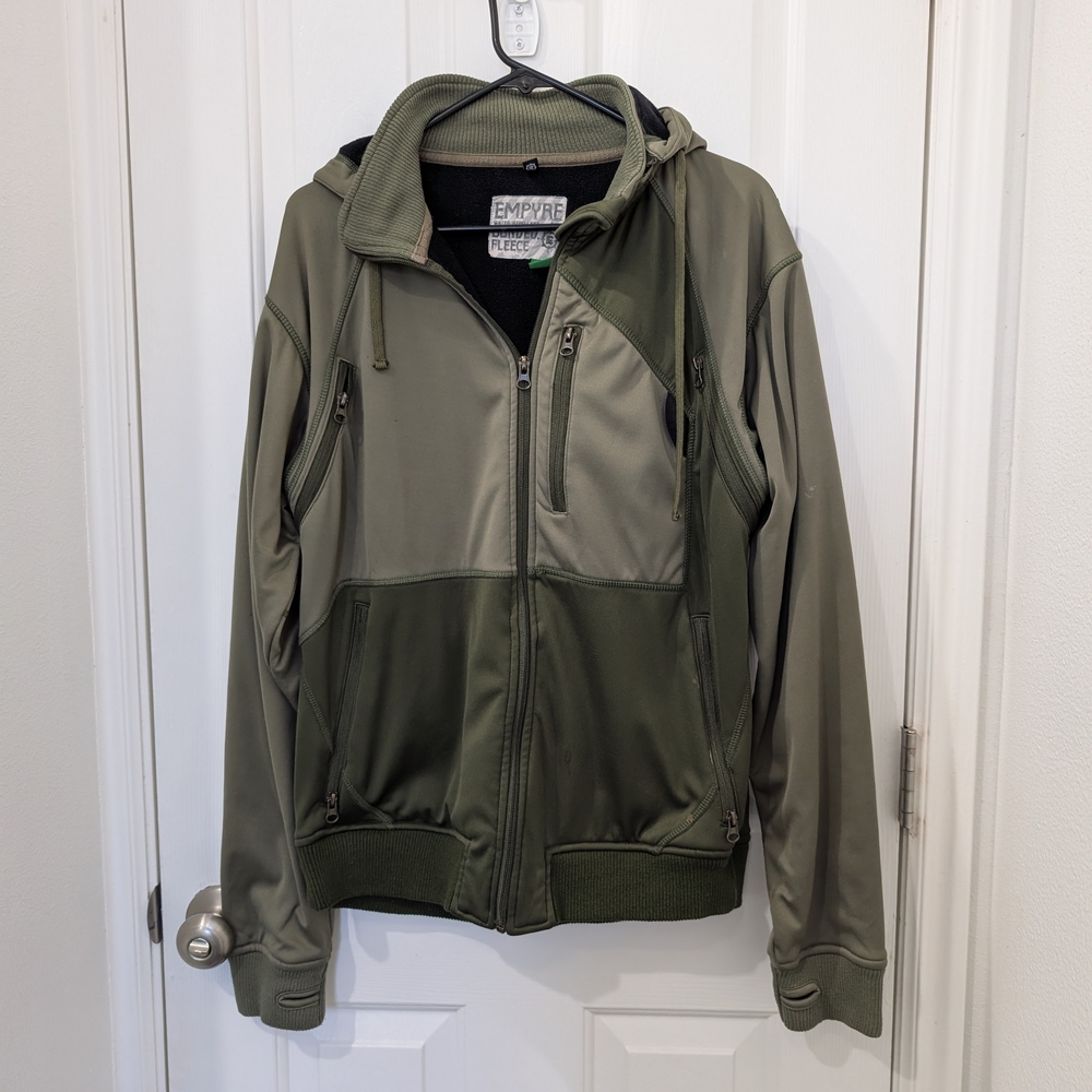 Men's Green Hooded Jacket